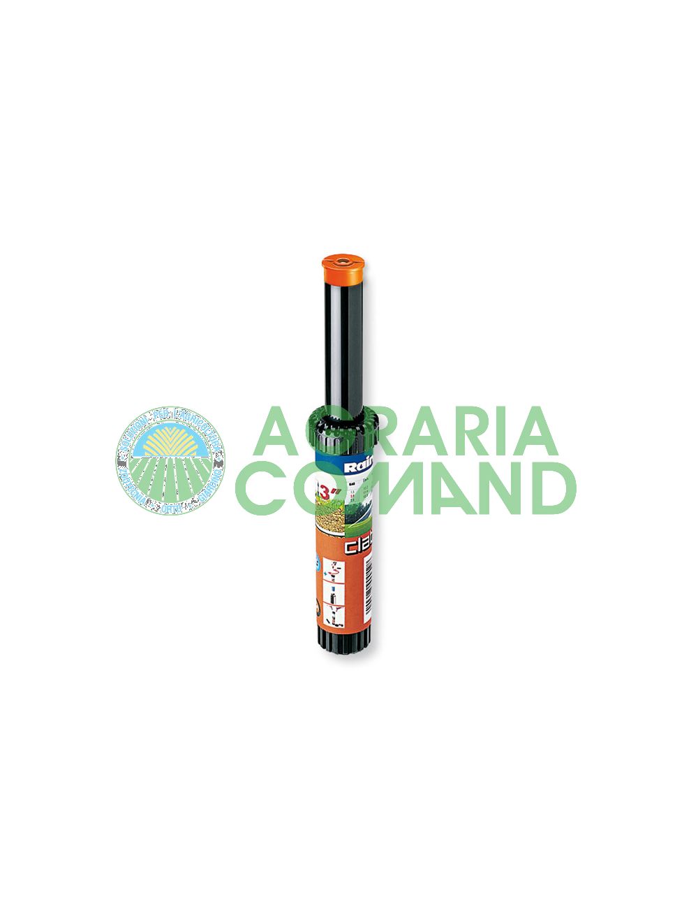 Arroseur Claber 180° pop-up 7.5 cm riser.
