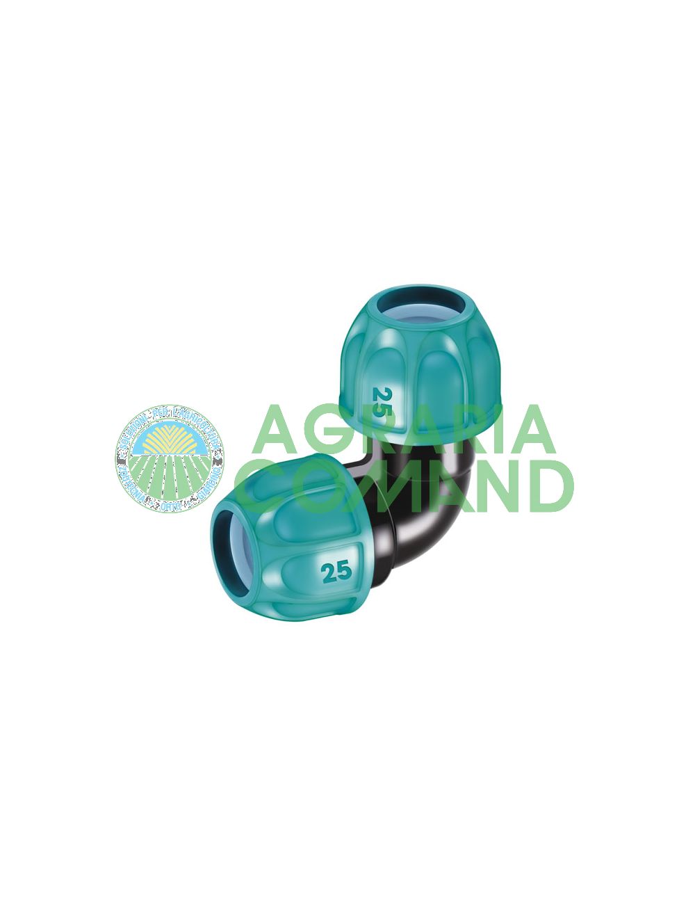 Raccord coudé pour tubes de 25 mm