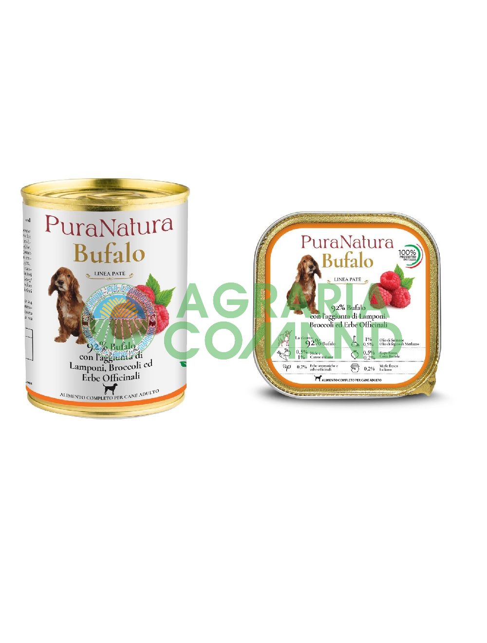 Buffalo Raspberry Pate aliment complet PuraNatura