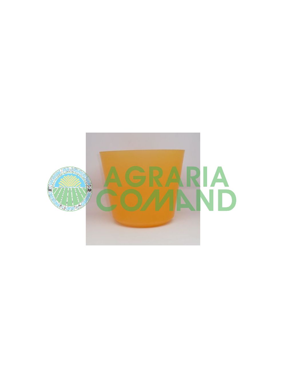 Couvercle orange transparent