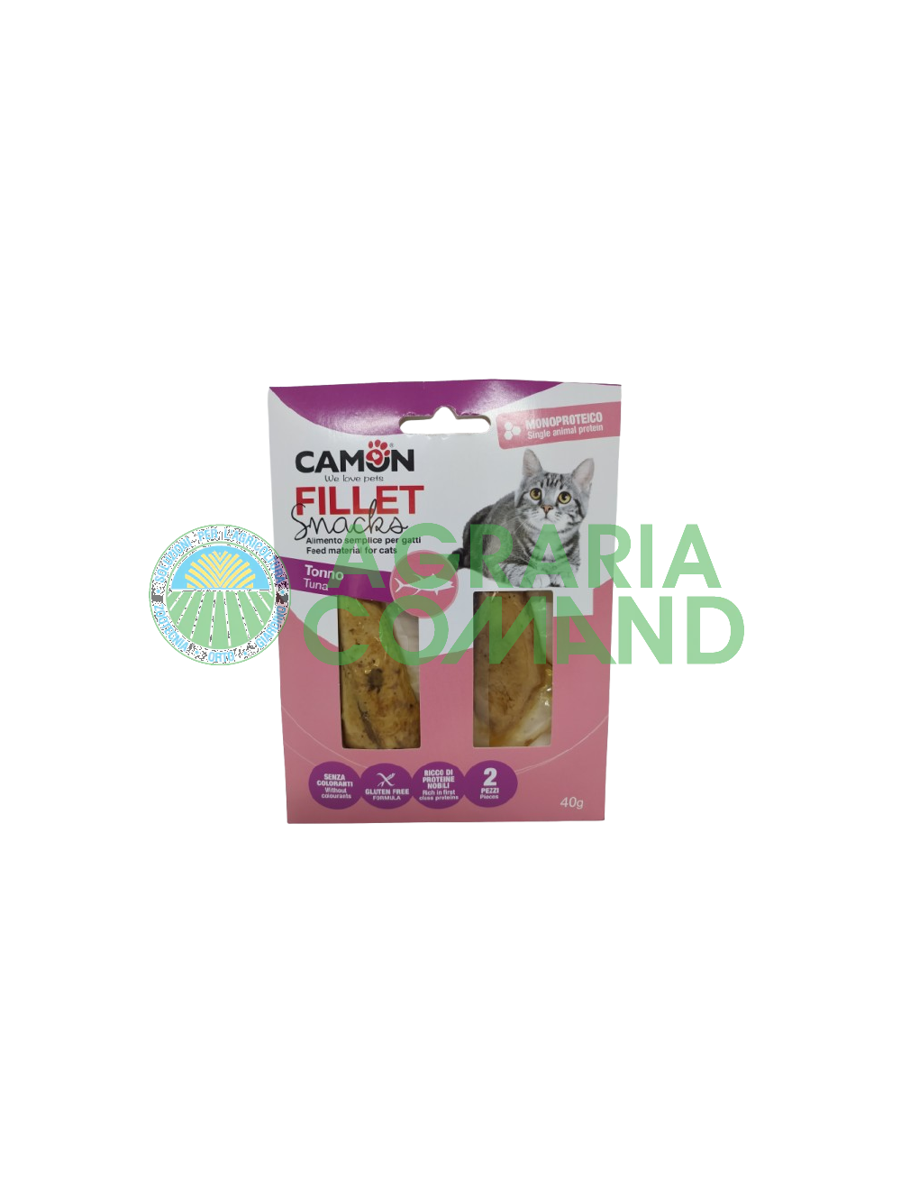Snacks au filet et au thon Camon pour chats Snacks au filet et au thon Camon pour chats
