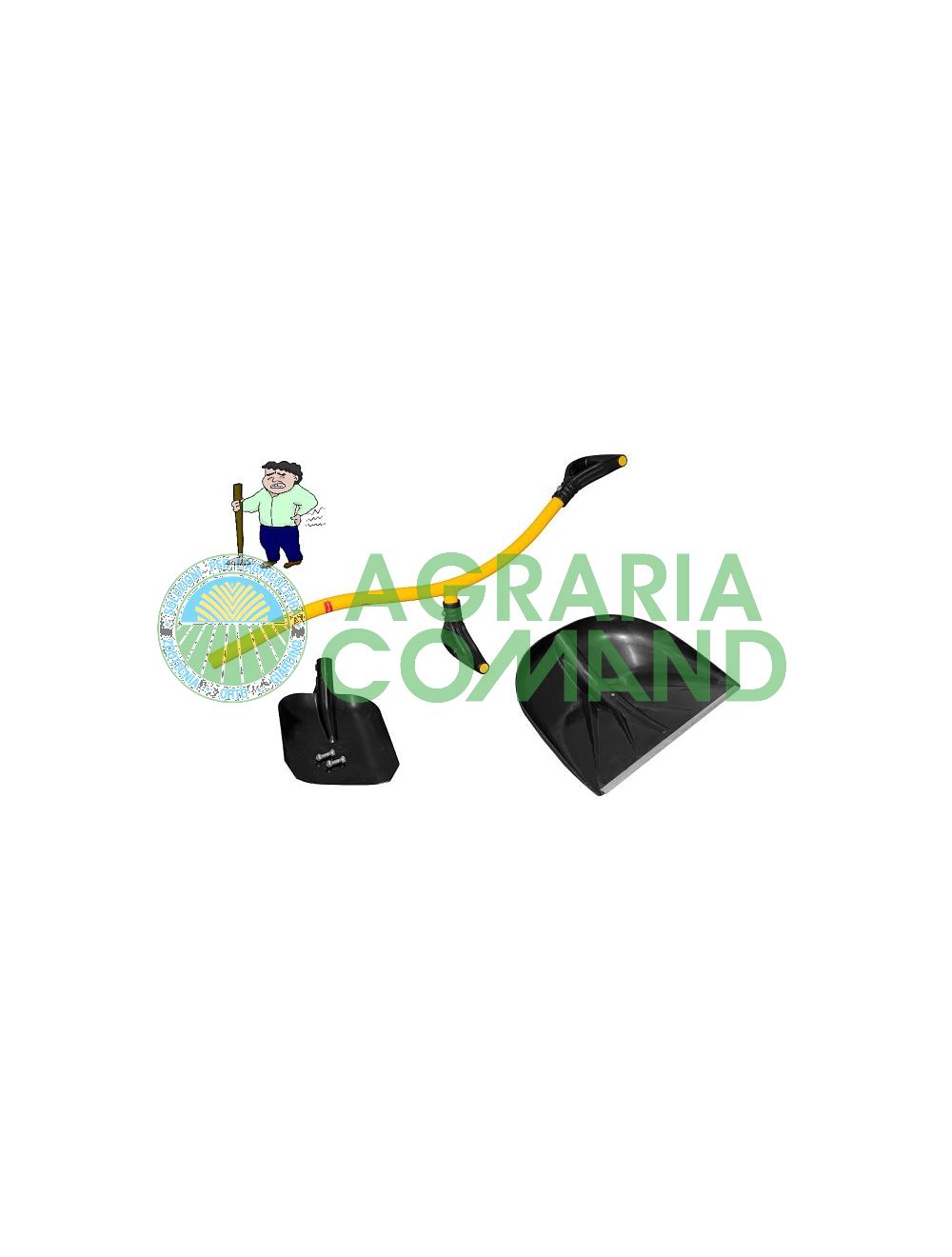 Kit 2 pelles en métal et en plastique Kit 2 pelles en métal et en plastique