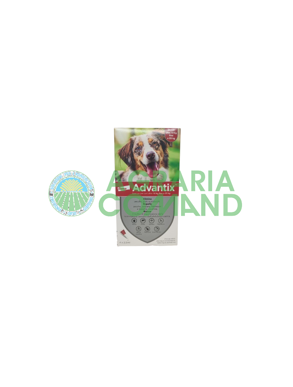 Advantix spot on jusqu'à 25 kg de chien