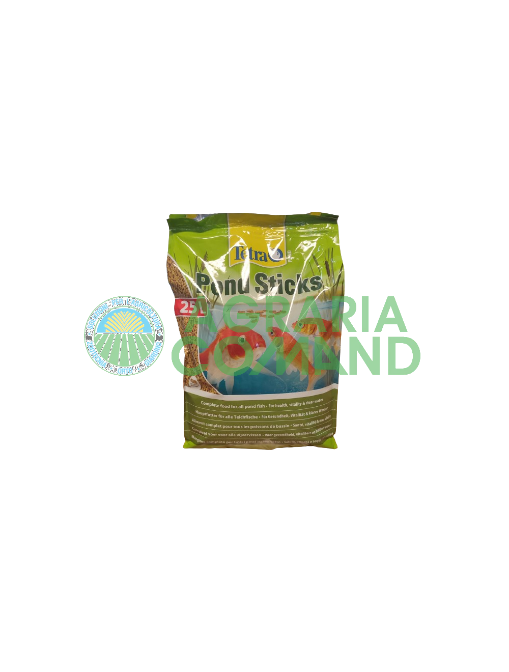 tetrapond sticks 25 litres 3 kg carpe et poisson rouge