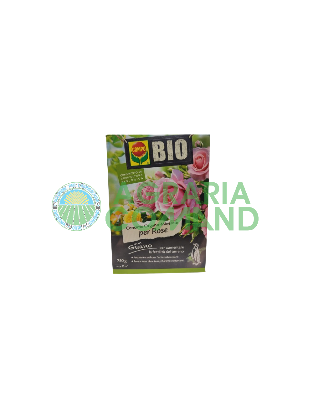 Compo bio engrais organique pour roses 750 g Compo bio engrais organique pour roses 750 g