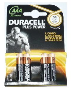 PILES DURACELL AAA 1.5 4PCS.