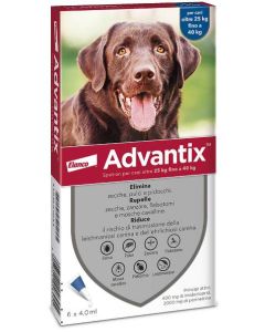 Advantix cane fialette 40 kg