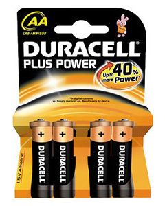 PILES DURACELL AA 4 PCS.