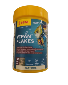 Paquet de 22 g d'aliments Sera Vipan Flakes.