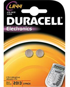 DURACELL ELECTRONICS LR 44 PCS.2 BATTERIES