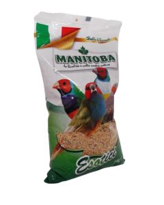 Aliment complet pour oiseaux exotiques Manitoba 1 kg.