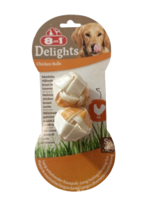 Paquet de snacks pour chiens 8in1 Delights Boules de Poulet (Small)
