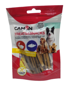 Camon Treats & Snacks Rabbit & Cod snack pack pour chien