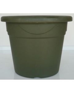 Vase en plastoc Corinto couleur vert 25 cm
