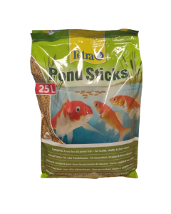 tetrapond sticks 25 litri 3 kg carpe e pesci rossi