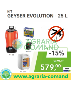 kit geyser evolution 25 L Stocker zanzara stop