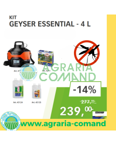 KIT Geyser Essential 4L stocker - moustiques