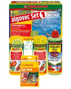 SERA POND ALGOVEC SET 1 CONTRE LES ALGUES FILAMENTEUSES