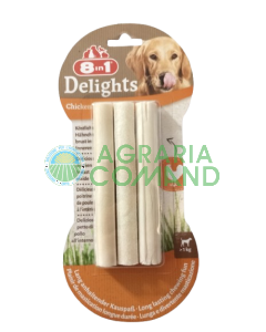 Paquet de snacks pour chiens 8in1 Delights Chicken Sticks