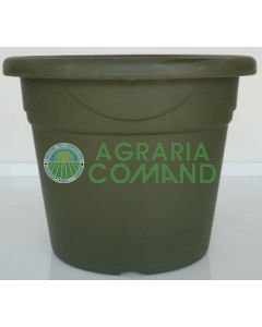 Vase en plastoc Corinto couleur vert 25 cm