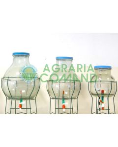 acetiere in vetro con rubinetto