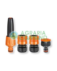 Claber 8802 Kit de démarrage comprenant des raccords et une lance d'arrosage pour tuyau de 1/2"