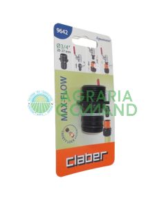 Claber 9642 Max-Flow Adaptateur à filetage mâle 3/4
