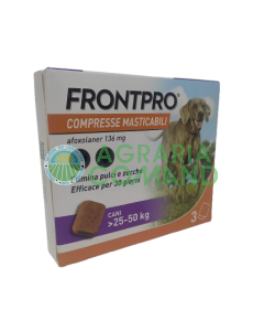 Conditionnement Frontpro comprimés à croquer pour chiens 25-50 kg