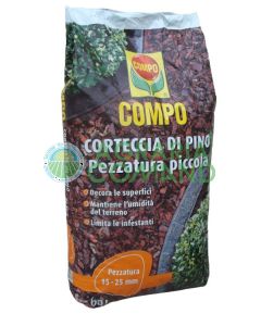 Écorce de pin maritime petite 15-25 mm Compo 60 lt.