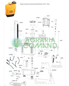 Esploso ricambi per pompa Volpi Elettrolithium 10 bar