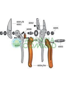 Esploso ricambi forbice Lowe 6