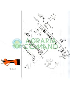 Esploso ricambi forbice