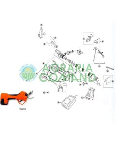 Esploso ricambi forbice