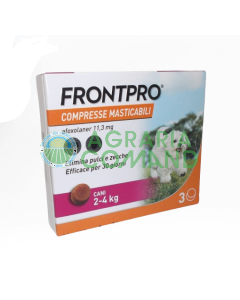 Front pro dog comprimés 2-4 kg