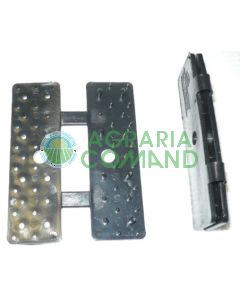 Placca fissaggio rete antigrandine