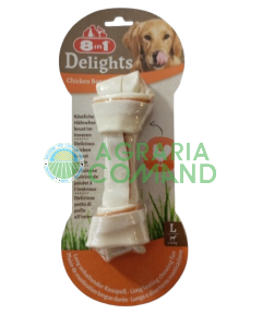 dog snack pack 8in1 Delights Chicken Bone (large) pcs. 1