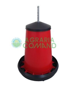 Trémie d'alimentation pour poulets Helios, capacité 18 kg.