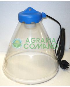 SUPPORT DE LAMPE EN POLYCARBONATE DE 27 CM RÉFLECTEUR