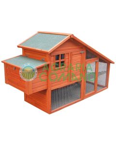 Poulailler en bois traité Isadora