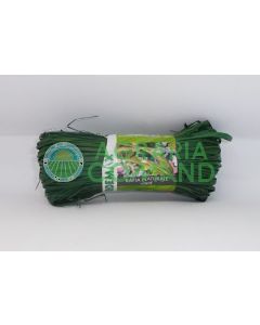 Rafia naturale colorata verde