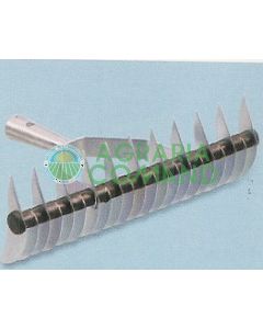 Râteau aérateur double