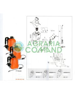 Pièces éclatées pompes