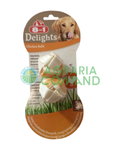 Paquet de snacks pour chiens 8in1 Delights Boules de Poulet (Small)