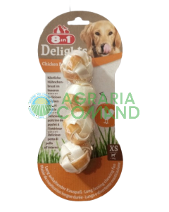 Paquet d'en-cas pour chiens 8-en-1 Delights Chicken Balls XS small 4 pcs.