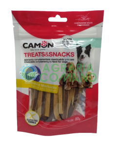 Camon Treats & Snacks Saumon & Cabillaud paquet de croquettes pour chien Camon Treats & Snacks Saumon & Cabillaud paquet de croquettes pour chien