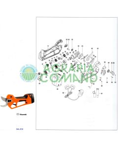 Scheda ricambi Forbice Titania Stocker