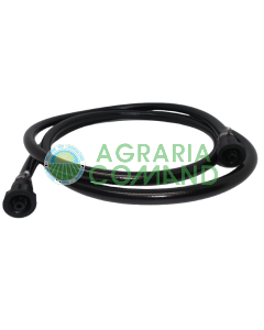 Tuyau noir avec raccords pour pompes de taille