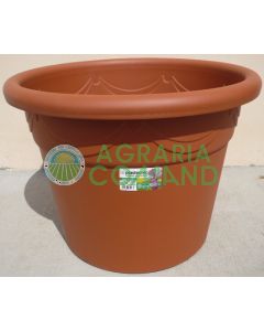 Vase corinthien couleur terre cuite 58 cm.