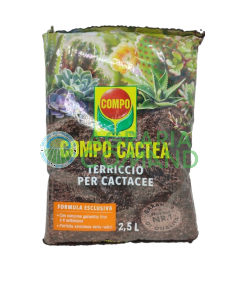 Terreau pour Cactacées L 2.5 Compo Cactea