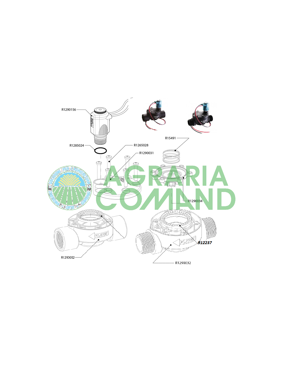 pièces de rechange pour électrovannes 90812 90813